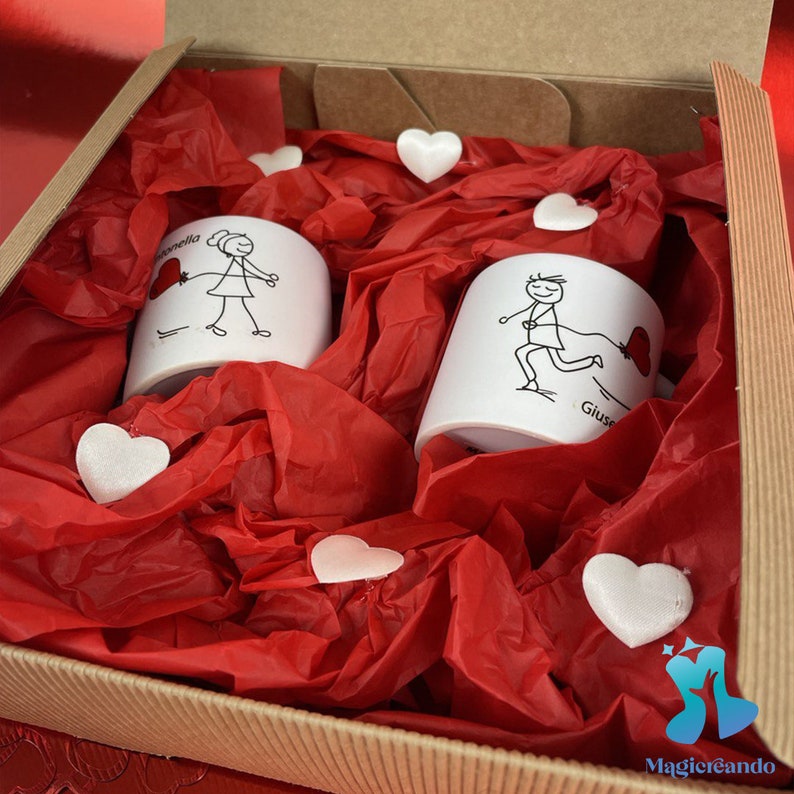 Tazzina da caffè personalizzata idea regalo anniversario compleanno sanvalentino immagine 3