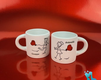 Personalized coffee cup anniversary birthday Valentine's day gift idea