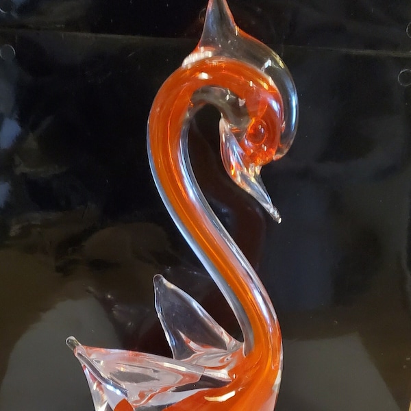 Art Glass Swan