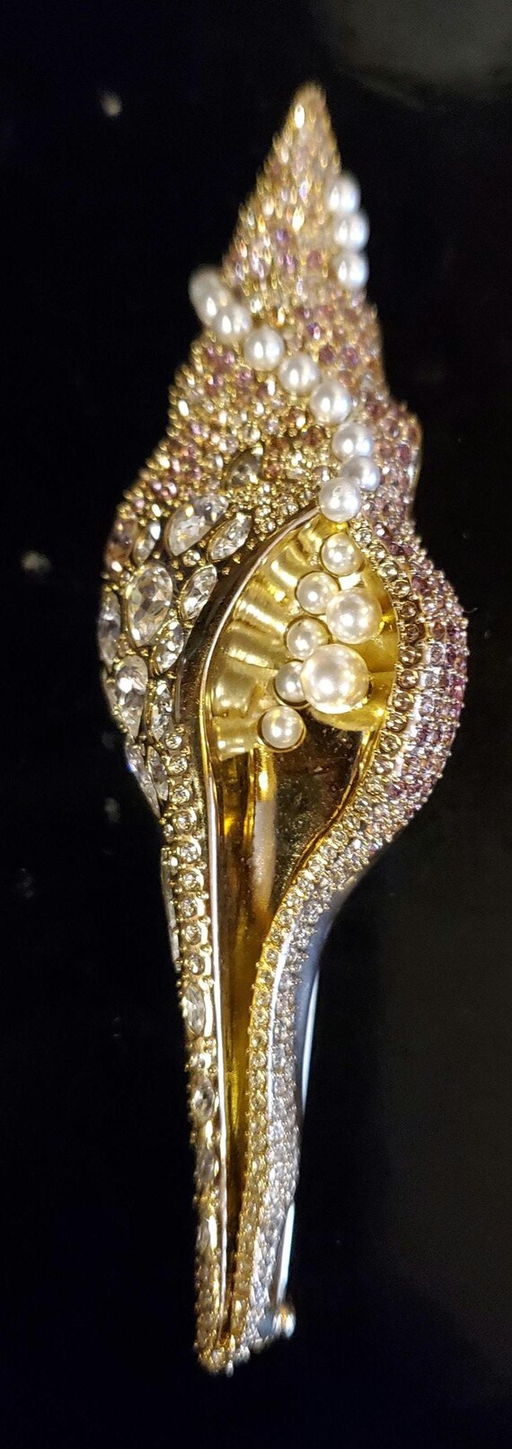 Swarovski seashell statement brooch - image 3