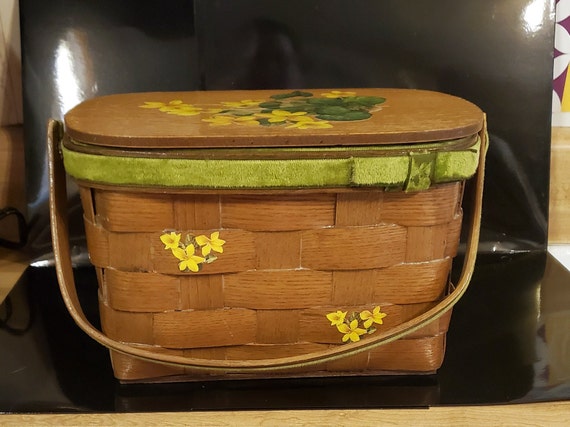 Decoupage basket purse - image 1