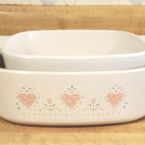 2 Corning ware Forever Yours casserole dishes
