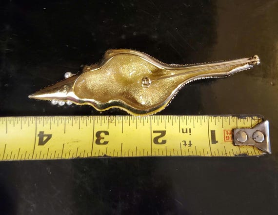 Swarovski seashell statement brooch - image 4