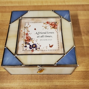 Glass trinket/Keepsake box