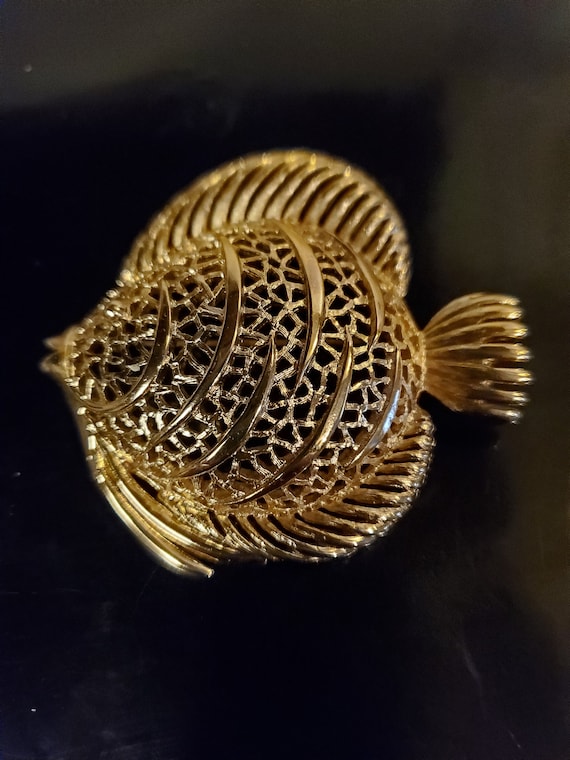 MONET Angel Fish brooch