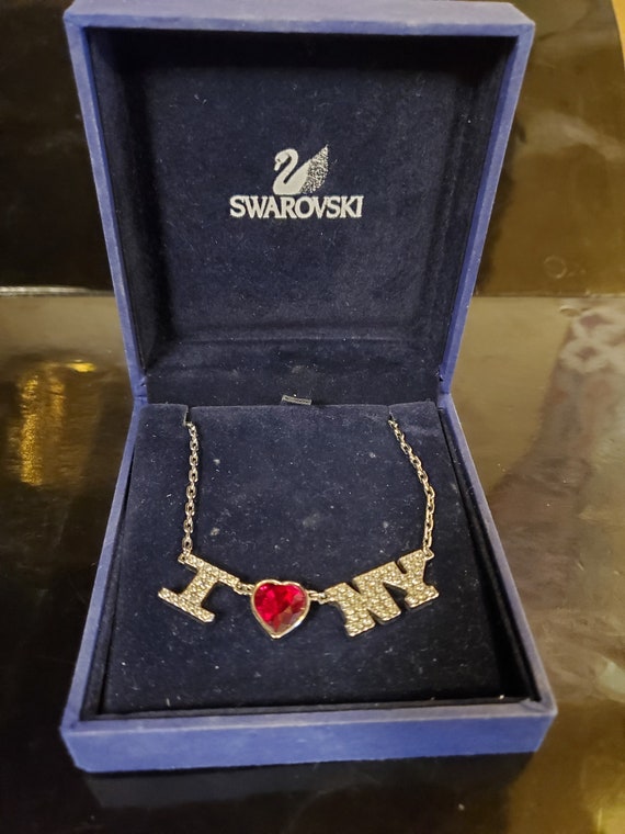 Swarovski I Love NY necklace