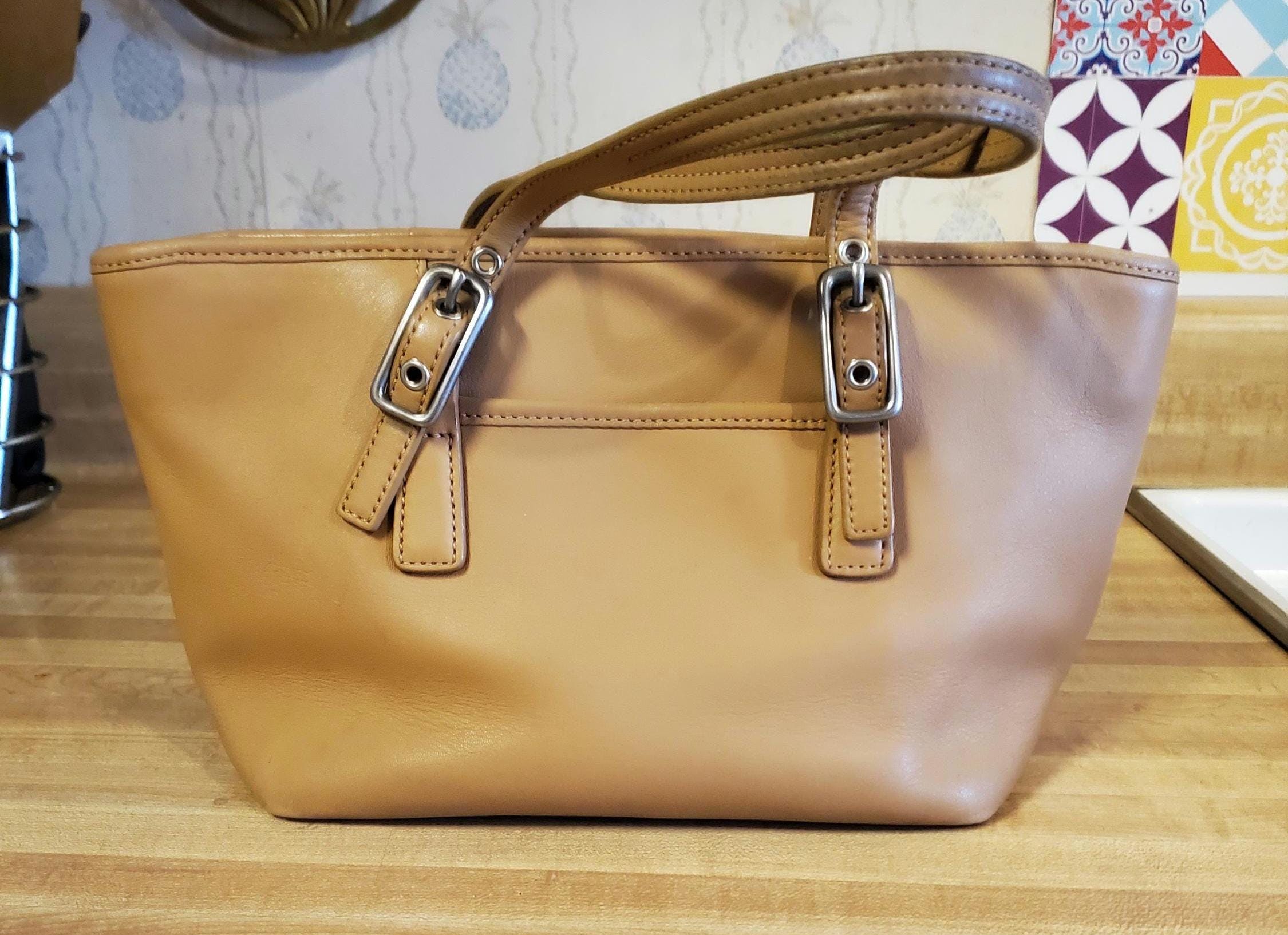 コーチ　ショルダーバッグ　トートバック Coach 9846 Mini Market Tote - Etsy