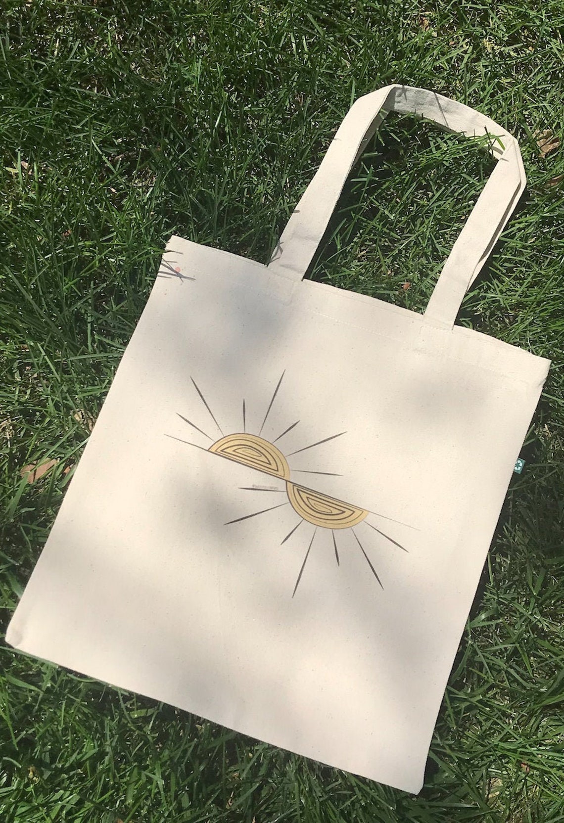Rising Sun Sustainable Tote Bag Etsy