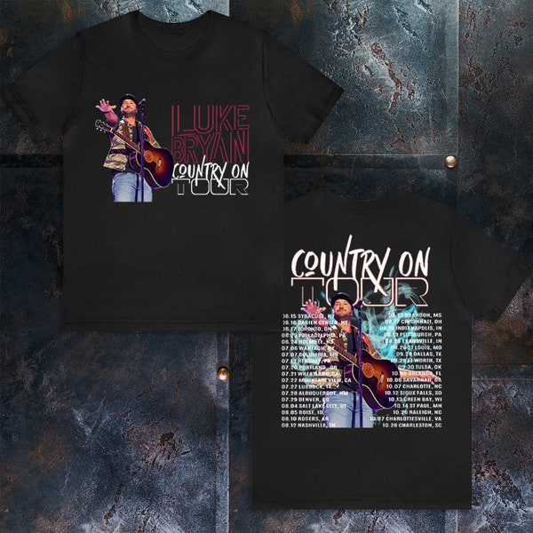 Vintage Country On Tour Luke Bryan Tour Short Sleeve Unisex T-Shirt