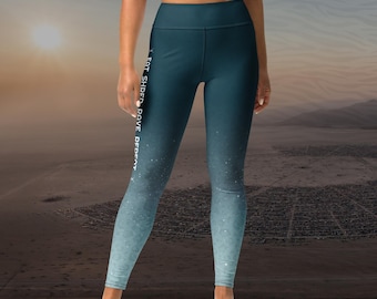 Yoga Leggings - Winter Sky