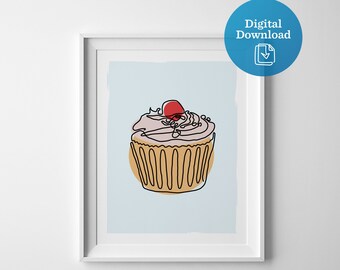 Cupcake Print Etsy Cupcake Print Etsy