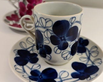 Arabia Finland: Elsa mocha cup & saucer