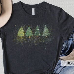 Christmas Trees Shirt, Christmas Shirts for Women, Christmas Tee, Christmas TShirt, Shirts For Christmas,Cute Christmas t-shirt,Holiday Tee