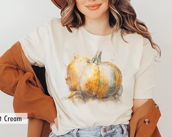 Fall Pumpkin Shirt, Pumpkin Patch Shirts, Autumn Harvest Tee, Thanksgiving Shirt, Cottagecore Fall Tshirt, Pumpkin Season Fall Shirt