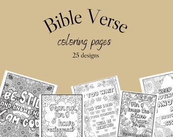 Download Bible Coloring Book Etsy