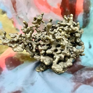 Aluminum Bronze Sculpture “Going Out On Another Limb” Anthill Casting