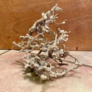 Silver Ant Hill Casting, “I Dream Of Silver” Sculpture