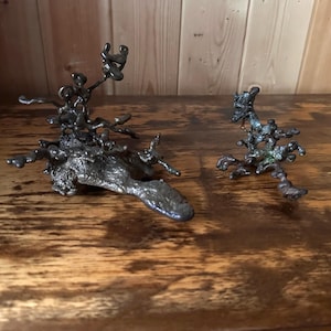 Copper Sculptures “Pinky & the Brain” Anthill Casting