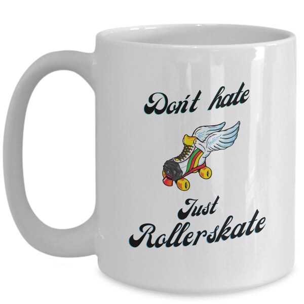 Rollerskaters Gift, Rollerskater Merch, Rollerskate Coffee Mug, Rexer Gift, Sport Lover Mug, Rink Rat Coffee Mug, Hockey Gift, Inline Skater