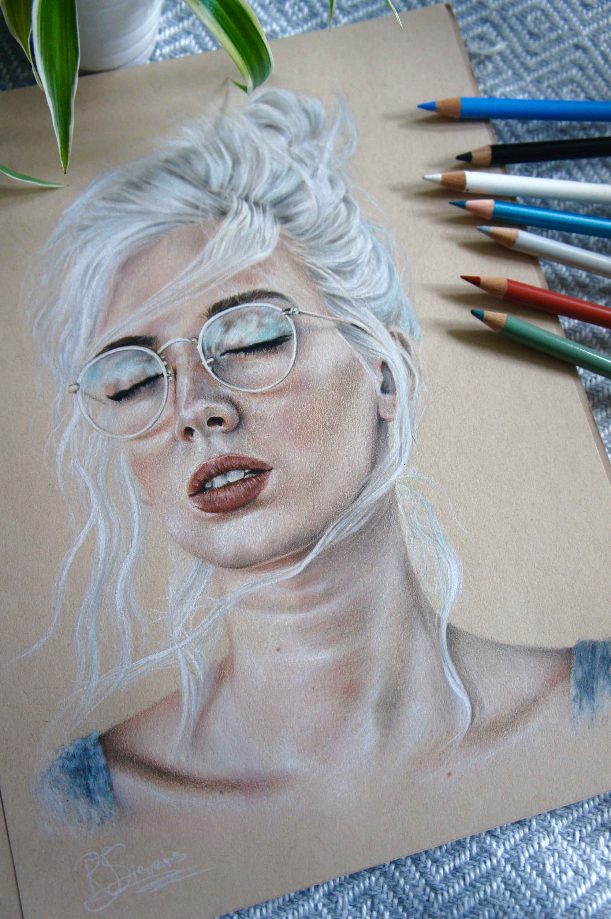 Colored Pencil Drawing Technique Blending with Solvent  Kirsty Partridge  Art  Skillshare