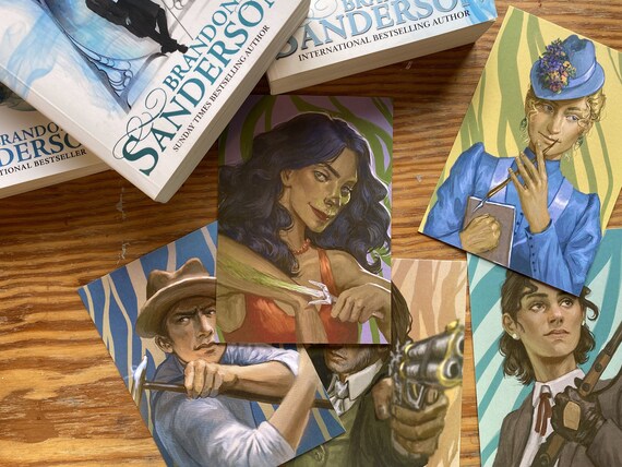 Brandon Sanderson: Mistborn the Lost Metal Character Art 