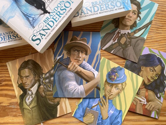 Brandon Sanderson: Mistborn the Lost Metal Character Art 