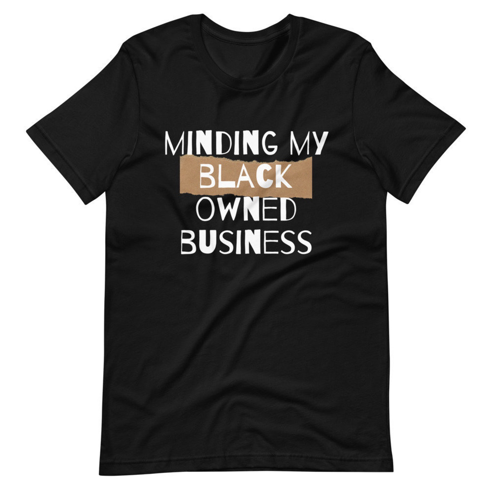 Minding My Black Owned Business tee Black Owned TShirt Etsy