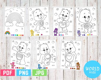 57 Care Bear Coloring Pages Pdf  HD