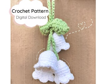 Lily of the valley online crochet stitch written pattern