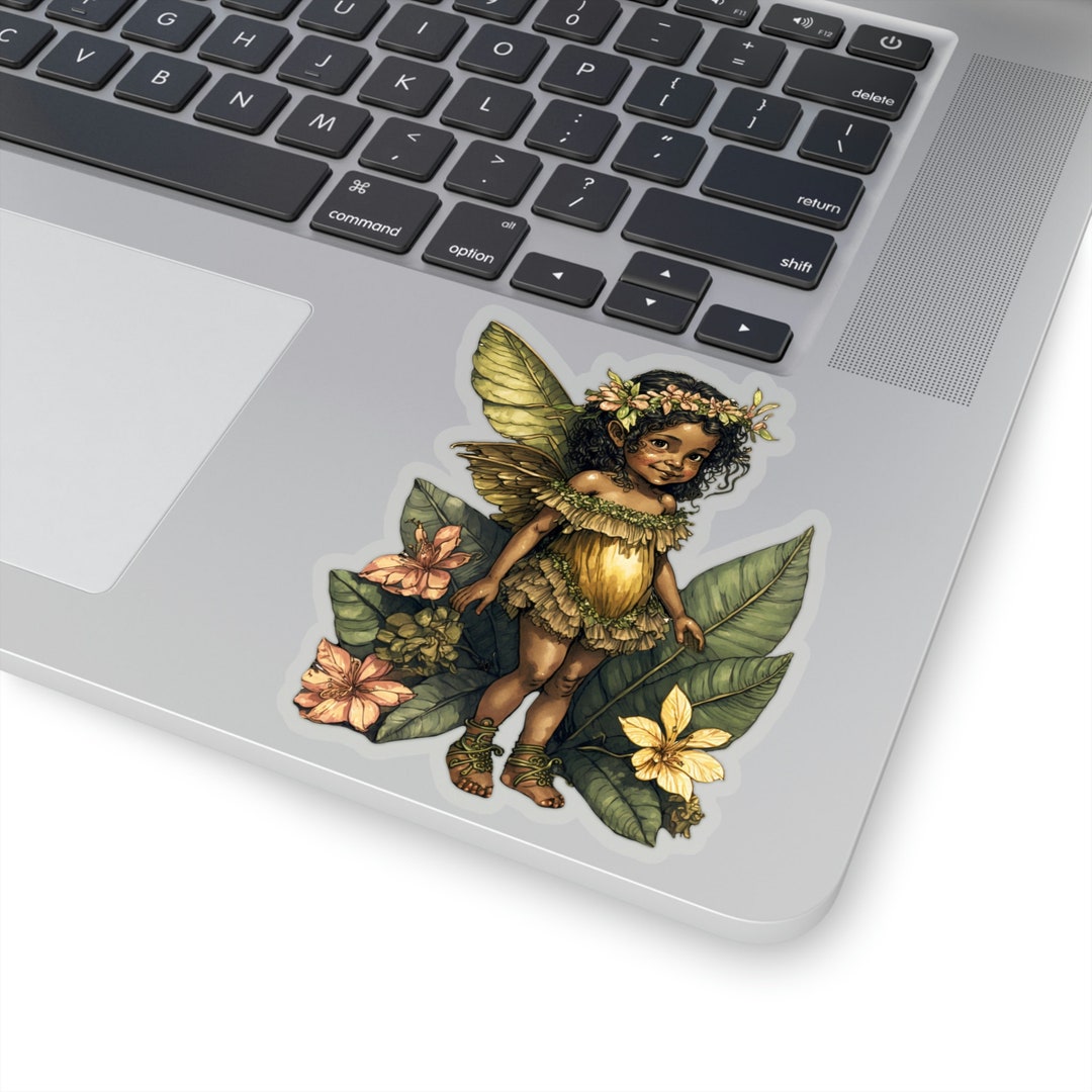 Jasmine Flower Fairy Girl Pikake Cute Sticker Inspired by Cicely Mary