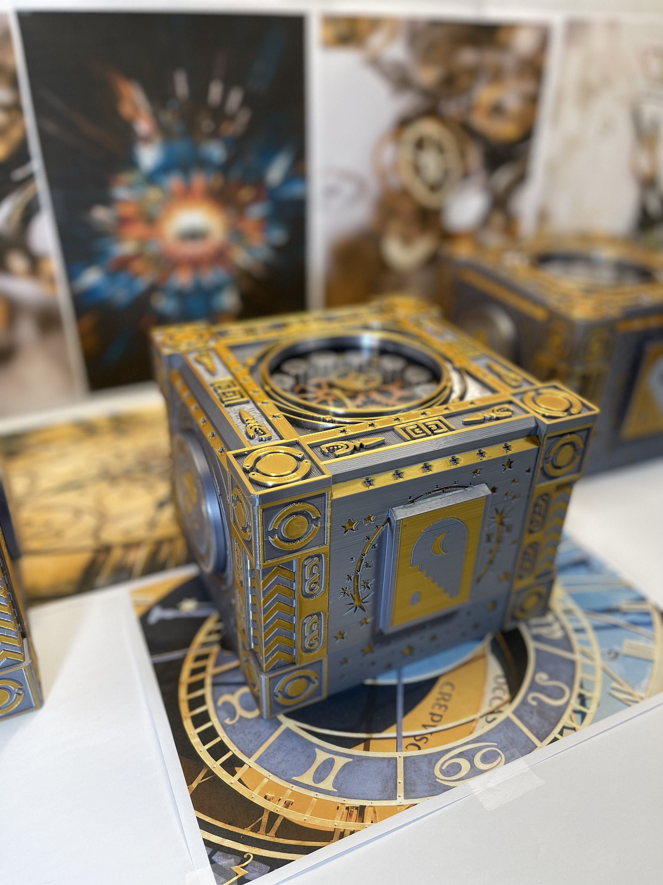 Time Capsule - Dragon Box SD Mechanical Puzzle Box - 3D Printed - Etsy
