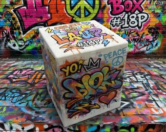 Boîte graffiti n° 18P - Imprimée en 3D