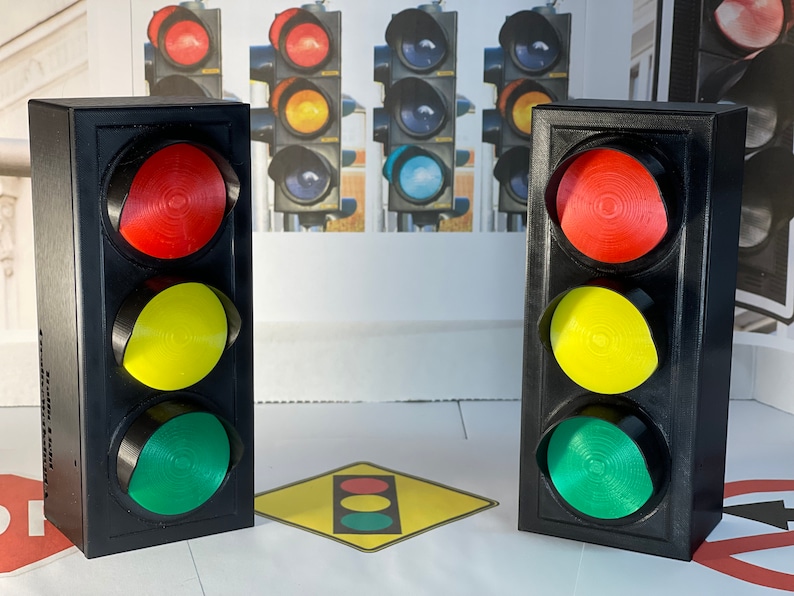 The Traffic Light Sequential Puzzle Box 3D Printed image 6