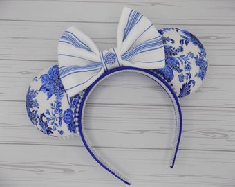 Blue China Minnie Ears perfect for your next park trip.