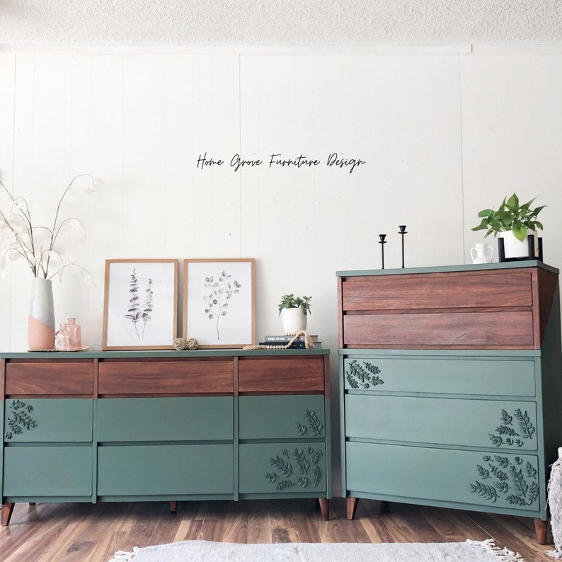SOLD MCM Bedroom Set Dresser Etsy