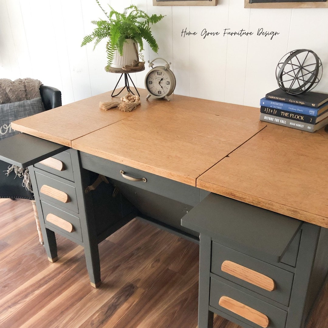 SOLD Vintage Typewriter Desk Etsy