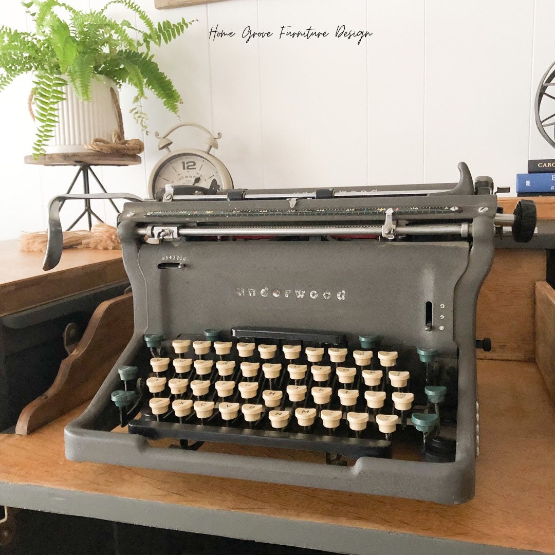 SOLD Vintage Typewriter Desk Etsy