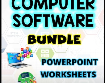 Computer Software  PowerPoint and Worksheets For Teaching Computer Science Basics