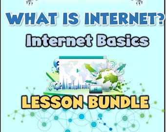 Internet Basics Lesson Bundle: Digital Literacy & Safety (Digital Download)