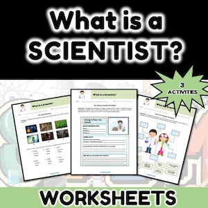 What is a Scientist Activity | Science Worksheets for Classroom | Educational Tools | Science Learning Sheets