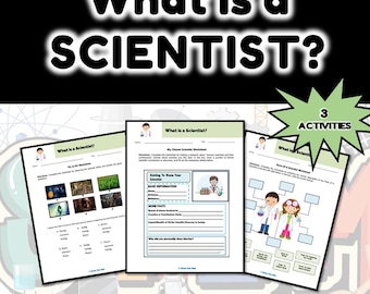 What is a Scientist Activity | Science Worksheets for Classroom | Educational Tools | Science Learning Sheets