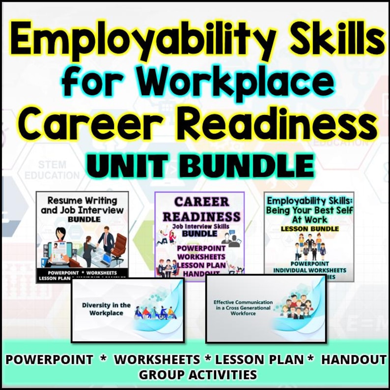 Career Readiness Curriculum | Employability Skills Unit Plan | Job Prep ...