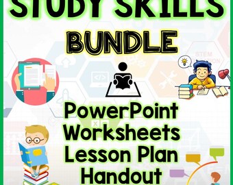 Study Skills Lesson Bundle: Student Success Strategies (Printable Lessons)