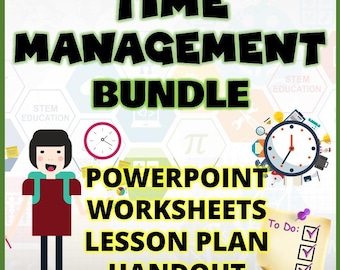 Time Management Lesson Bundle: Middle School Life Skills (Digital Download
