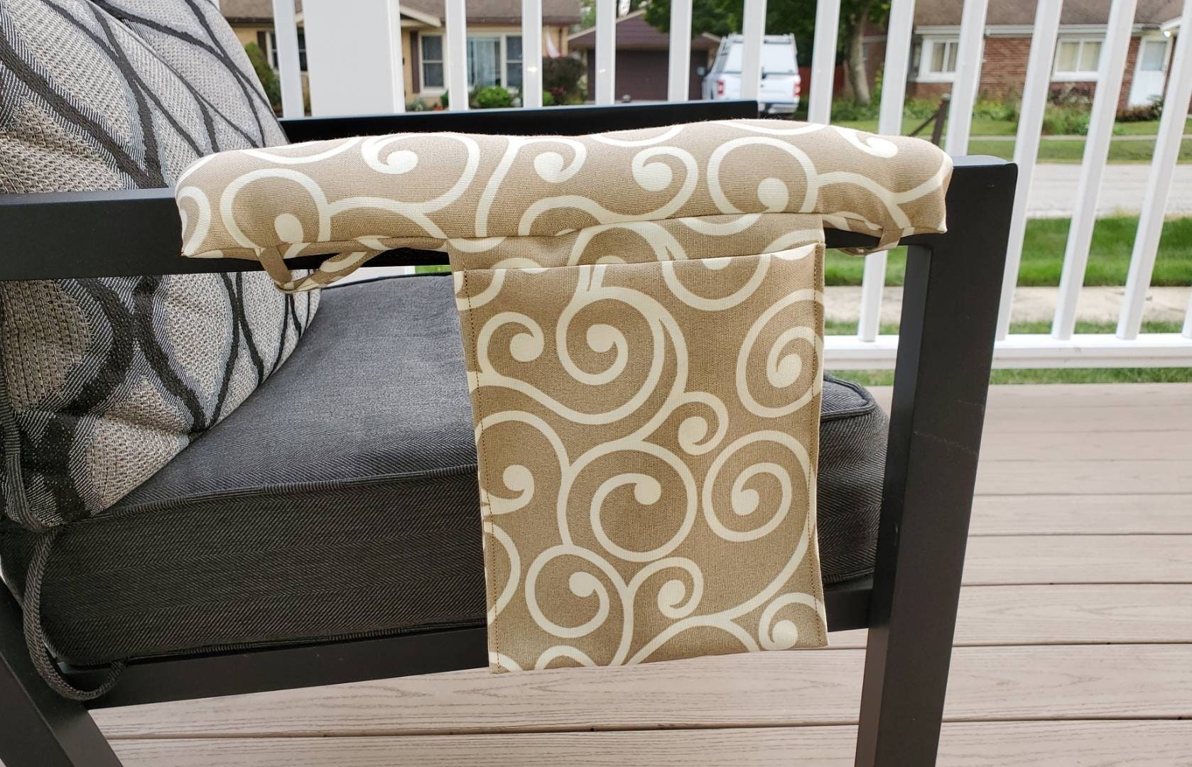 Outdoor chair arm covers sale