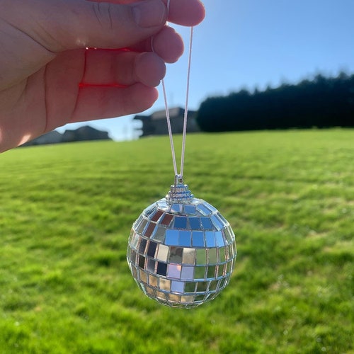 Disco Ball Car Accessory L Rear View Mirror Car Disco Ball Etsy