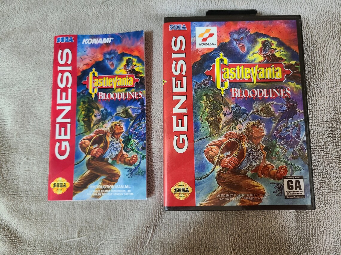 Castlevania Bloodlines for the Sega Genesis | Etsy