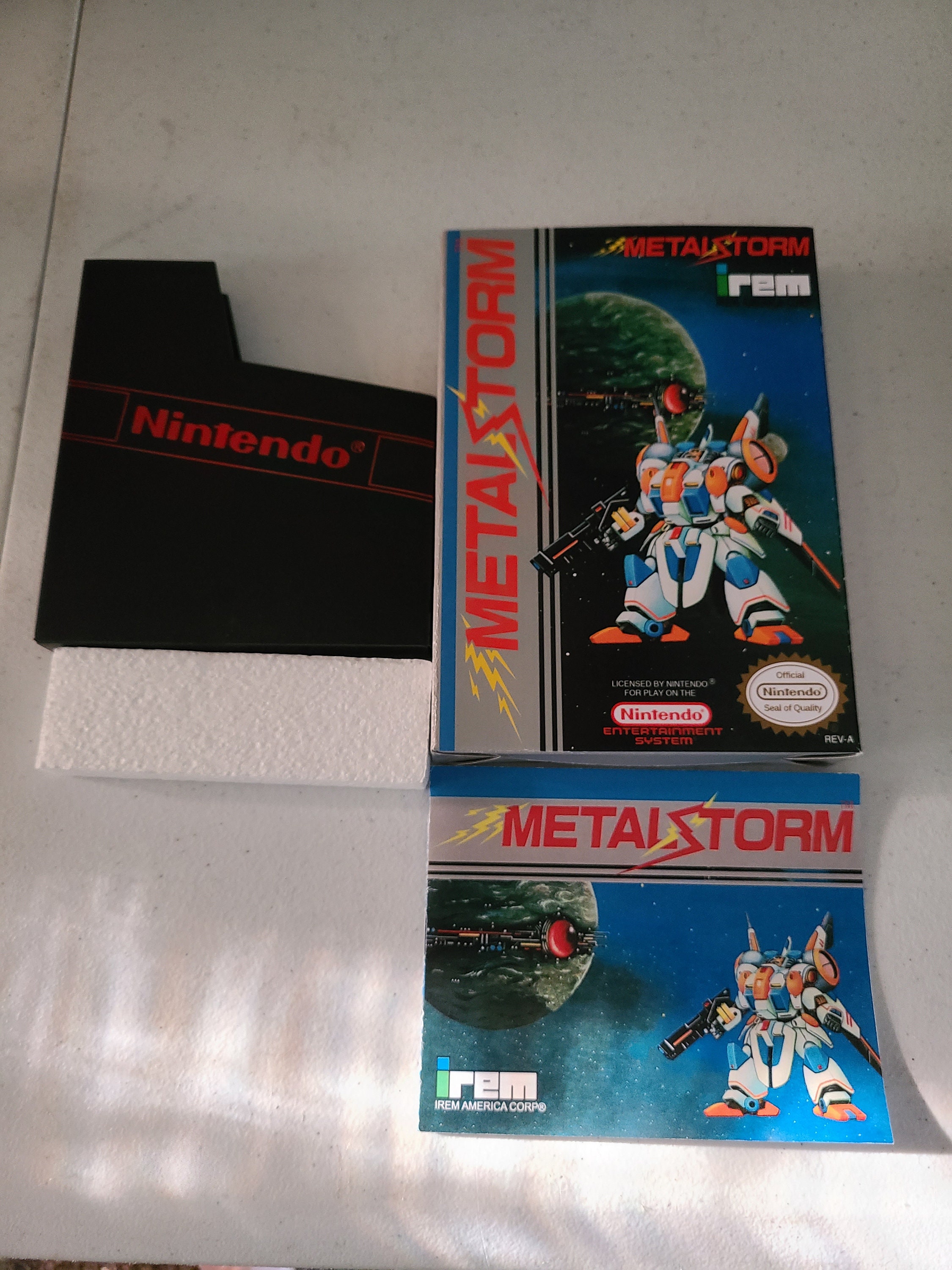 Metal Storm for the Nintendo Nes. Replacement Etsy