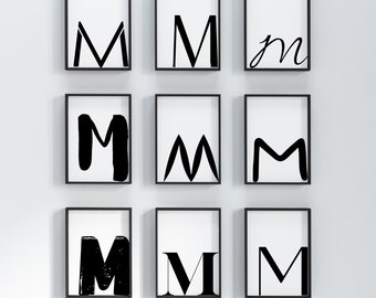 Letter M Word Art Etsy letter-m-word-art-etsy