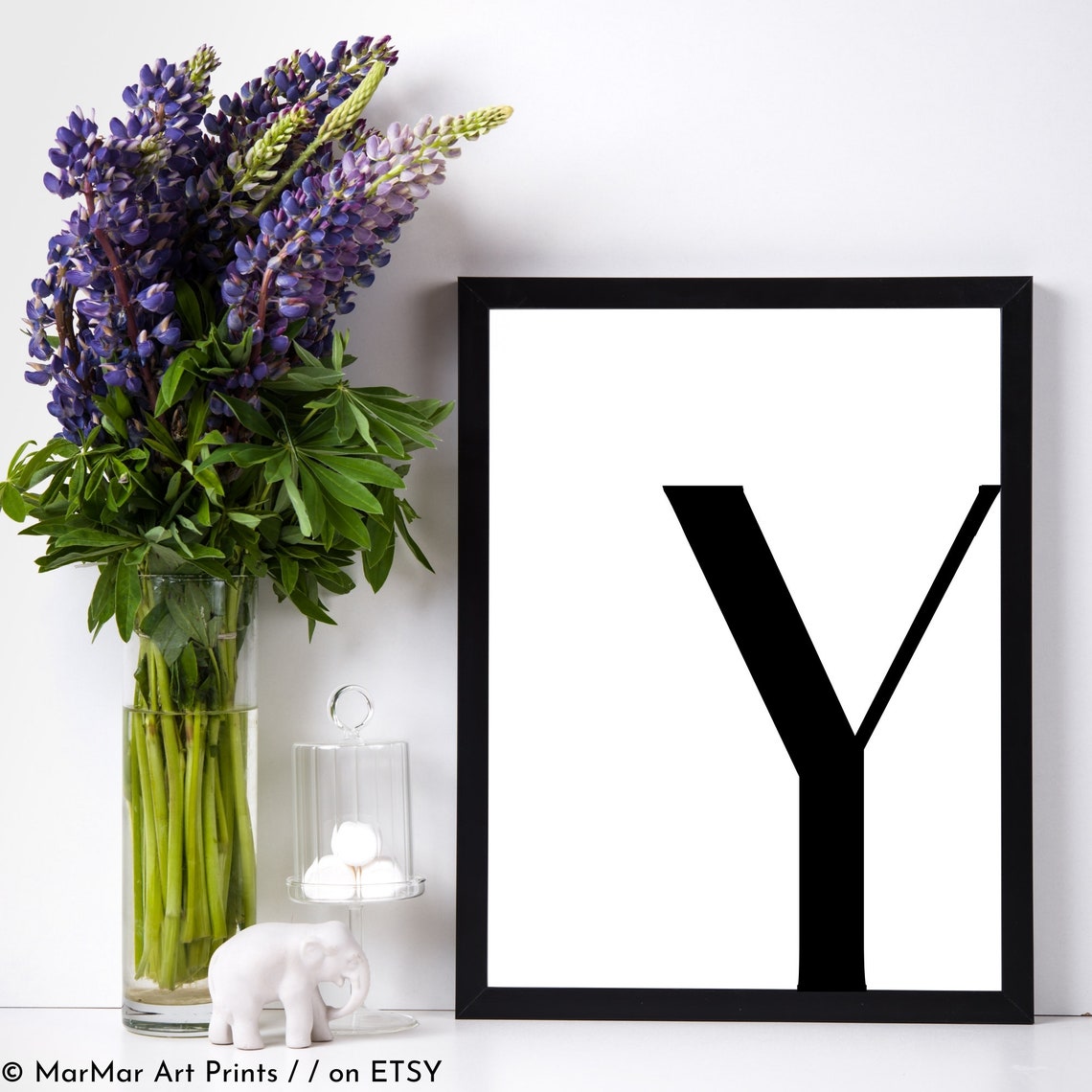 Printable Art: Letter y Poster Typography Poster - Etsy